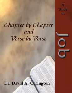 Chapter by Chapter- Poetical- Job